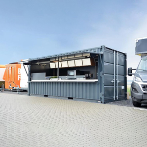 Piccola barra d'acciaio del caffè <span class=keywords><strong>Mobile</strong></span> prefabbricata portatile del chiosco per il negozio del caffè nella progettazione leggera della Villa del contenitore di spedizione - Product Image 2