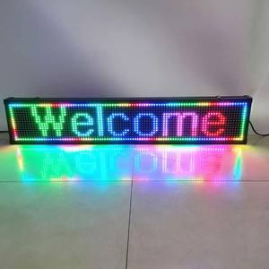 Letrero Publicitario LED Programable a Todo Color, Tablero de Mensajes Desplazables Iluminado, Letreros Comerciales - Product Image 3