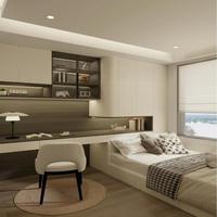 Lit plateforme tatami modulaire gain de place avec armoire intégrée, mobilier sur mesure pour toute la maison, idéal pour une chambre.