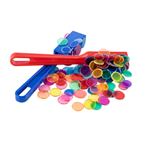 Bâton magnétique Dailymag pour bingo avec jetons de bingo, bâton magnétique éducatif pour enfants pour l'apprentissage des mathématiques, jeux magnétiques