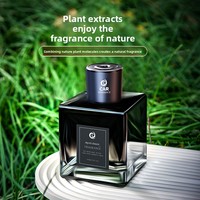 Diffuseur d'aromathérapie sans flamme pour voiture 500 ml, parfum en verre à évaporation naturelle pour voiture et maison