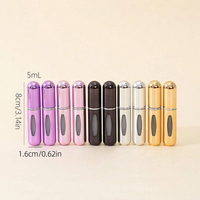 Mini bouteilles de parfum rechargeables portables de 5ml Chargement direct au fond pour les voyages en verre pour les cosmétiques