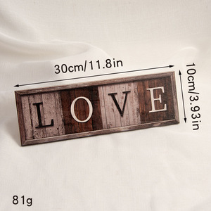 Nuovo stile listing in <span class=keywords><strong>legno</strong></span> caldo vendita dipinti decorativi amore in <span class=keywords><strong>legno</strong></span> decorazione d'interni appeso immagine per luci festa - Product Image 2