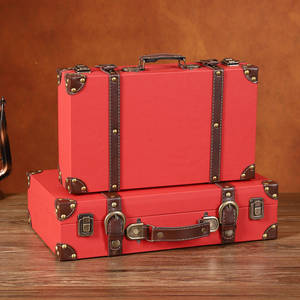 Maleta de Cuero Vintage Mystic Arts, Color Marrón Desgastado, Caja de Almacenamiento Pequeña con Tapa Abatible, Accesorio Decorativo, Maleta de Estilo Retro - Product Image 3