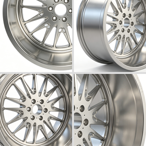 ล้อแม็กซ์สีเงินขัดเงาพรีเมียม 5x114.3 5x112 5x120 สำหรับรถเบนซ์ AMG เซียร์รา RAM1500 ล้อฟอร์จ - Product Image 5
