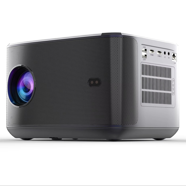 LCD Android Smart 4K Projector 1080P Video Beamer Home Theater LED WIFI Auto Focus FHD