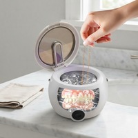 Nettoyeur ultrasonique UV professionnel personnalisé GT-M4 en acier inoxydable pour prothèses dentaires, aligneurs, appareils de rétention, appareils dentaires, usage extérieur