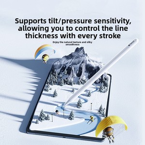 Puntas de Repuesto para Lápiz Pro y Stylus para iPad - Lápiz Silencioso de Plástico con <span class=keywords><strong>Punta</strong></span> Elástica y Bola Metálica - Product Image 4
