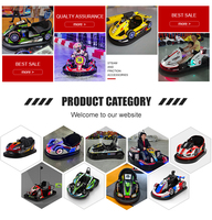 Nouveau produit, vente chaude, karting électrique de parc d'attractions de 500 cm3, karting électrique tout-terrain à 1 place pour adultes