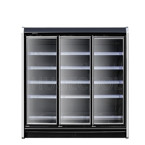 Vitrina frontal baja moderna para supermercado, refrigerador usado como control remoto vertical, multicubierta, congelador con vidrio - Product Image 6