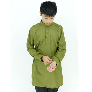 Malaysia <strong>Men</strong> Clothing Long Sleeve Slim Fit <strong>Kurta</strong> Pajama Simple Baju Melayu Fancy <strong>Men</strong> <strong>Kurta</strong> Designs - Product Image 3