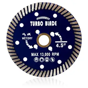 타일/도자기 절단을위한 전문 슈퍼 얇은 터보 다이아몬드 원형 톱날