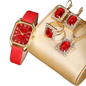 Coffret de bijoux africains de luxe pour femmes IStapromo : collier, bracelet et montre à quartz – Idéal comme cadeau - Product Image 1