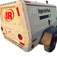 Compresseur d'air Ingersoll Rand 185, 185cfm, 8 bar, mini moteur ISUZU, compresseur d'air mobile diesel