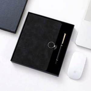 Carnet de notes magnétique personnalisable en cuir PU avec stylo, coffret cadeau promotionnel de luxe rechargeable 2025 pour entreprise - Product Image 5