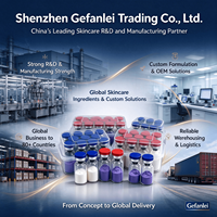 Usine de peptides du Guangdong, Chine, poudre lyophilisée GHK-Cu à 99% de pureté, matière première cosmétique, peptides de collagène intermédiaires