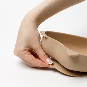 Ensemble d'alimentation en silicone personnalisé 100% de qualité alimentaire, sans BPA, écologique, non toxique, bol en silicone, ensemble d'alimentation en silicone - Product Image 3