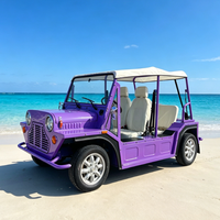 Voiture électrique Moke Beach Buggy 4 places, nouvelle conception, batterie lithium, certifiée EEC, 96V, version originale.