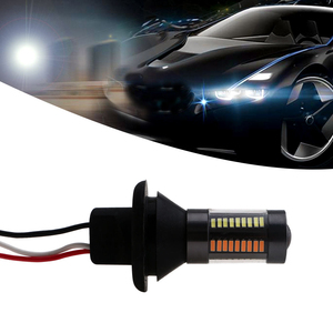 Doppio Colore 1156 7440 4014 66 SMD HA CONDOTTO Le Lampadine DRL bianco turn giallo Segnale di Girata Della Luce drl Free Error Canbus con <span class=keywords><strong>Resistenza</strong></span> 12 v - Product Image 5