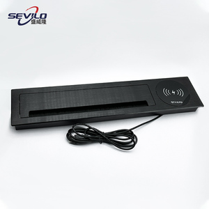 Thêm lớn ẩn bàn chải Cáp bàn <span class=keywords><strong>Grommet</strong></span> lỗ bìa với bộ sạc không dây - Product Image 3