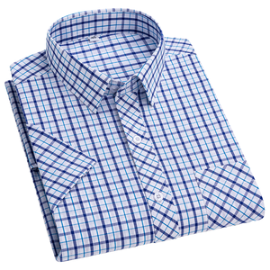 Camicia a quadri Casual da <span class=keywords><strong>uomo</strong></span> OEM/ODM <span class=keywords><strong>comodo</strong></span> abito di flanella traspirante per la vita quotidiana di lavoro monopetto alla moda - Product Image 1