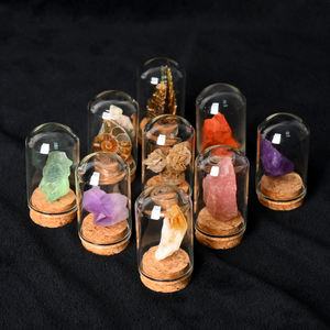 도매 천연 크리스탈 원석 광물 표본 석영 보석 영적 치유를위한 크리스탈 소원 병 - Product Image 1