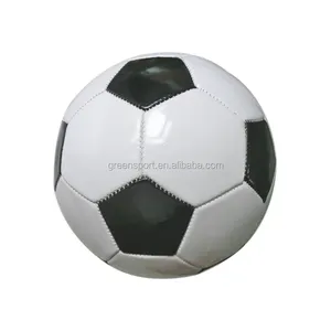 Balón de fútbol de cuero, balón de fútbol de PVC de alta calidad, talla 5