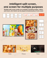 Android All in One 32 ''43" 50 "55" 65 "75" Pantalla Lcd Pantalla de publicidad Pantalla inteligente Montaje en pared Señalización digital con software CMS
