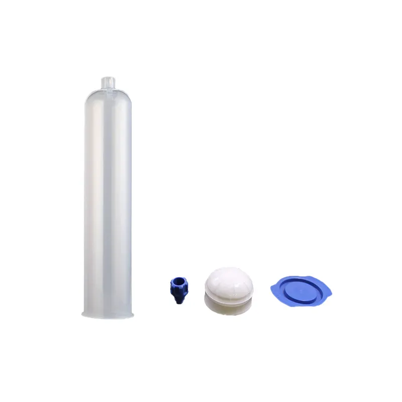 32oz EF-D cream solder glue syringe barrel adhesive big cartridge semi automatic glue dispensing machine 960ml transparent