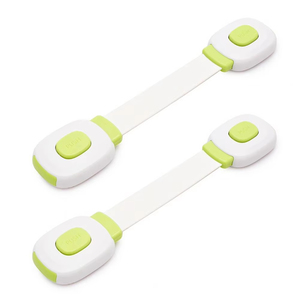 Lot de 2 verrous de sécurité pour enfants, auto-adhésifs, résistants à l'usure, en ABS, pour tiroirs et meubles, pour la maison - Product Image 3