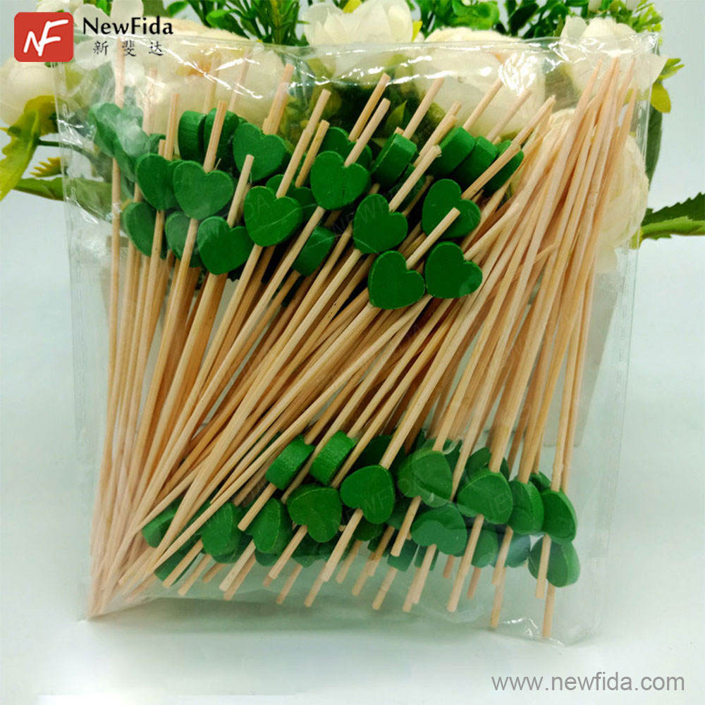 Corazón de amor verde 12cm 100 unids/bolsa