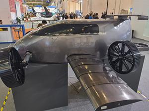 Hélicoptère Evtol à hydrogène 4 places en fibre de carbone avec caméra 4K, envergure de 12 m, design pliable, contrôle automatique, capacité de 700 km - Product Image 4