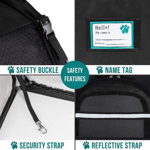Free Sample Wholesale Custom Logo Portable Waterproof Dog Tote Carrier Heavy Duty <b>Pet</b> <b>Sling</b> Bag Premium Cat Bag <b>Pet</b> Carrier Bag - Product Image 3