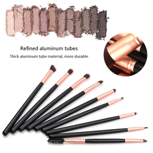 ชุดแปรงแต่งหน้าด้ามไม้ 14 ชิ้น ขนแปรงสังเคราะห์ สีดำ แบรนด์ส่วนตัว สำหรับแต่งหน้าใบหน้า - Product Image 4