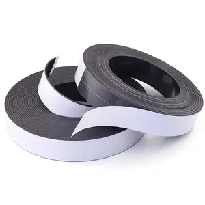 Hot Sale Strong Double Side Self Adhesive Fridge Magnet Tape Rubber Neodymium Magnetic Tape Flexible Magnet