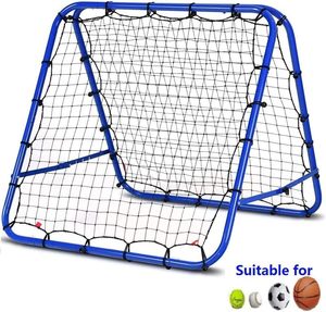 Rebounder Football <span class=keywords><strong>Rebound</strong></span> Net Sports Bounce Wall Fabriqué en Acier Cadre Bleu - Product Image 2
