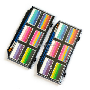 Nouvelle Arrivée - <span class=keywords><strong>Palette</strong></span> de <span class=keywords><strong>Peinture</strong></span> Visage et Corps à Base d'Eau pour Adultes et Enfants - 6 Couleurs Néon - Marqueurs de Maquillage - Trousse de <span class=keywords><strong>Peinture</strong></span> Artistique pour Adultes - Product Image 6