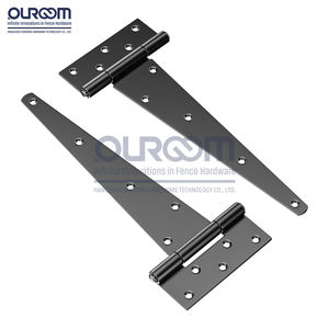 Bisagra en T de 12 Pulgadas para Puertas de Madera <span class=keywords><strong>Grandes</strong></span>, <span class=keywords><strong>Bisagras</strong></span> para Puertas de Acero con 20 Orificios de Montaje - Product Image 1