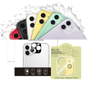 Di alta qualità per Apple <span class=keywords><strong>iPhone</strong></span> <span class=keywords><strong>11</strong></span> 11pro <span class=keywords><strong>11</strong></span> <span class=keywords><strong>Pro</strong></span> Max obiettivo della fotocamera in vetro temperato pellicola posteriore protezione dello schermo - Product Image 1