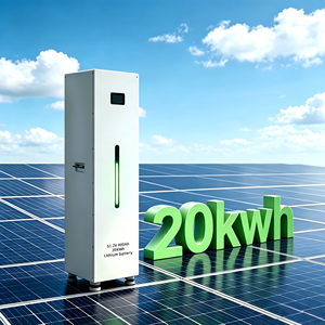 แบตเตอรี่ LiFePO4 แบบตั้งพื้น 51.2V 400Ah 20.48kWh 16 เซลล์ น้ำหนัก 160 กก. พร้อมล้อเลื่อนอเนกประสงค์แบบล็อคได้ 4 ล้อ สำหรับเก็บพลังงานแสงอาทิตย์ภายในบ้าน 51. - Product Image 1