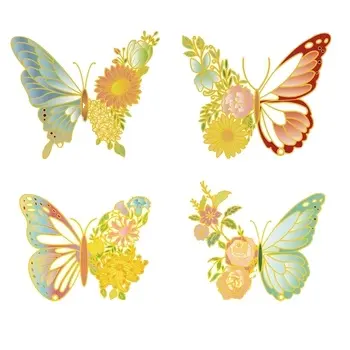 High Quality Hot Sale Cheap Gold Plated Custom Butterfly Design Logo Book Marks For Book