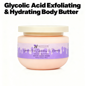 Manteca Corporal Exfoliante e Hidratante con Ácido Glicólico Antienvejecimiento al 5%, Combina una Mezcla <span class=keywords><strong>de</strong></span> Manteca <span class=keywords><strong>de</strong></span> <span class=keywords><strong>Karité</strong></span> Natural - Product Image 1