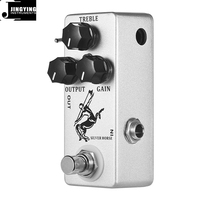 Jingying 2025 usine Mini pédales de guitare série Silver Horse Overdrive pédale d'effet de guitare électrique pièces et accessoires de guitare