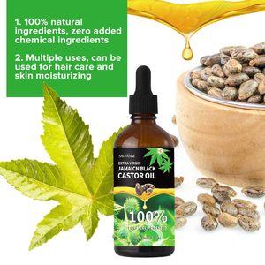 Servizio OEM e Private Label 100% olio di ricino puro e naturale 60ml per la cura dei capelli e la cura della pelle - Product Image 5