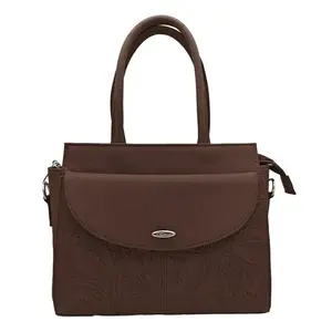 Bolso de Mano Fana Francis de Cuero Vacuno Color Chocolate con Cierre de Solapa, Dos Correas, Gran Capacidad, para Uso Diario de Mujer - Product Image 4