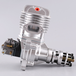 Motor de gasolina DLE61 de 61 CC para aeromodelismo de ala fija, monocilíndrico, con dos escapes, refrigeración por aire, arranque manual, de un solo carrera. - Product Image 4
