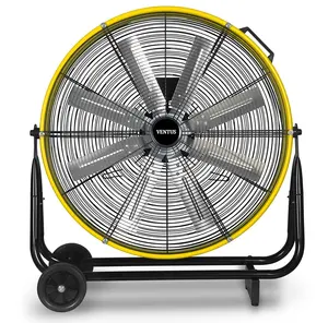 2024 Super Power New Industrial Tilting Slim Drum Fan 8 Blades