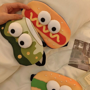 Masque <span class=keywords><strong>de</strong></span> sommeil amusant en forme <span class=keywords><strong>de</strong></span> hamburger pour <span class=keywords><strong>les</strong></span> étudiants, <span class=keywords><strong>les</strong></span> enfants, la sieste <span class=keywords><strong>de</strong></span> <span class=keywords><strong>midi</strong></span>, masque <span class=keywords><strong>de</strong></span> sommeil bloquant la lumière, masque <span class=keywords><strong>de</strong></span> sommeil en forme <span class=keywords><strong>de</strong></span> hot-dog, masque <span class=keywords><strong>de</strong></span> sommeil glacé - Product Image 4