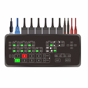 Switcher Video Full HD 1080p per Streaming <span class=keywords><strong>Live</strong></span>, Mixer Video Multi-Camera - Product Image 2
