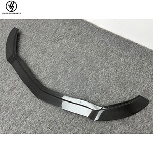 PT V2 Style Carbon Fiber Front Bumper Diffuser Lip for AMG GT GTS 2014-2018 Glossy Twill Weave Accurate 1:1 - Product Image 4